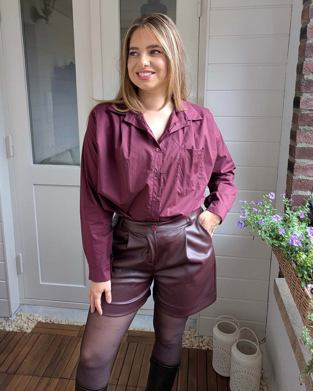 Blouse Kiki - Bordeaux