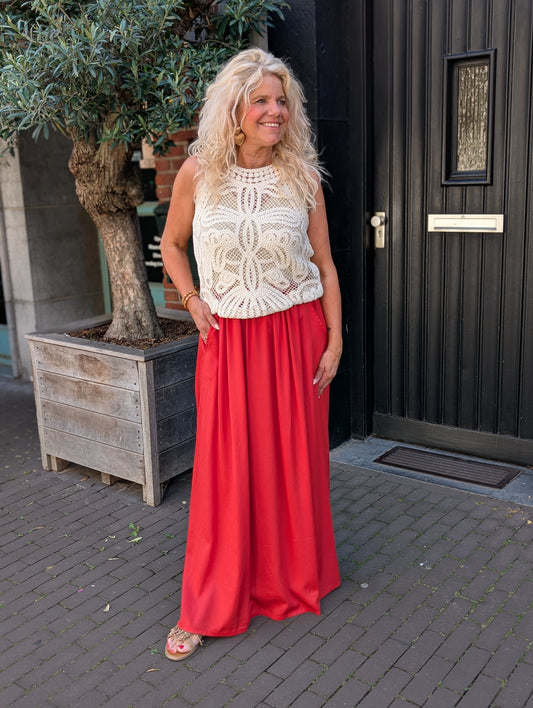 Rok Eefje - Oranje rood