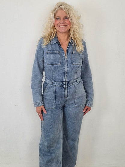 Noa jeans jumpsuit - Blauw