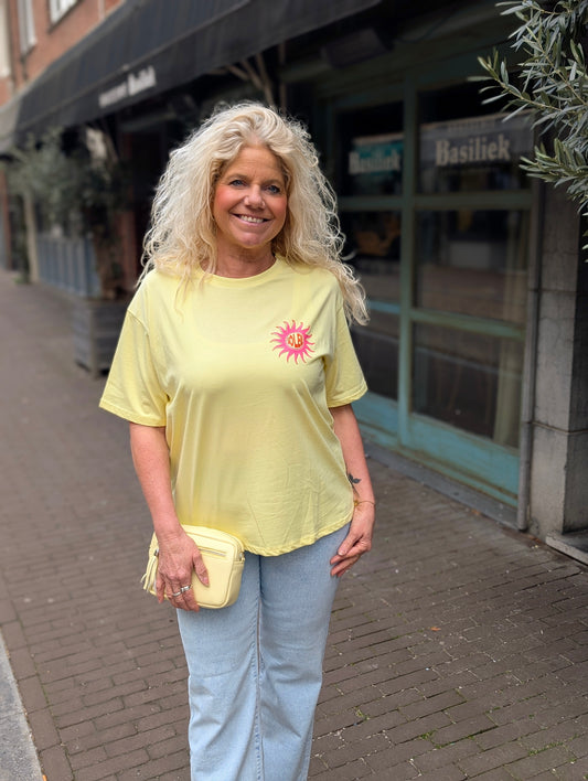 Paradise soleil shirt - Geel