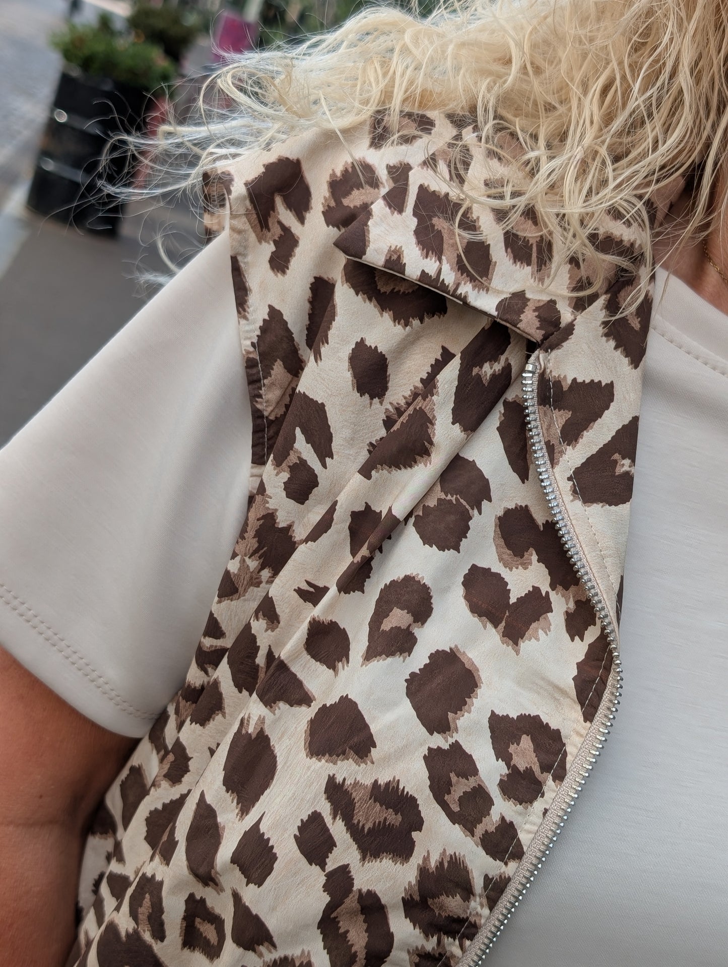 Ballon gilet Temy panter - Beige/Bruin