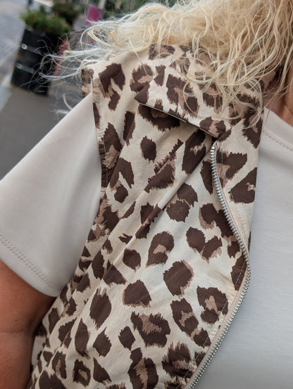 Ballon gilet Temy panter - Beige/Bruin