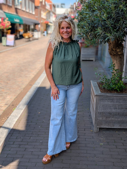 Bow top Mila - Groen