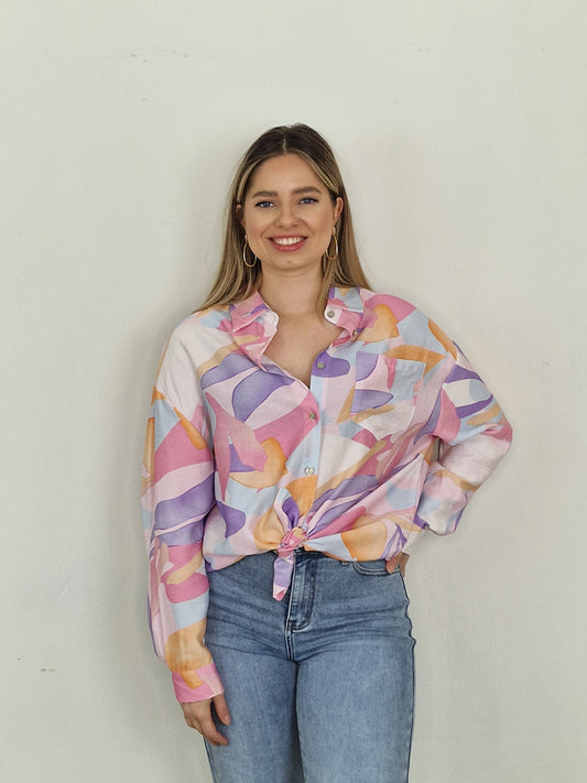 San blouse - Pastel