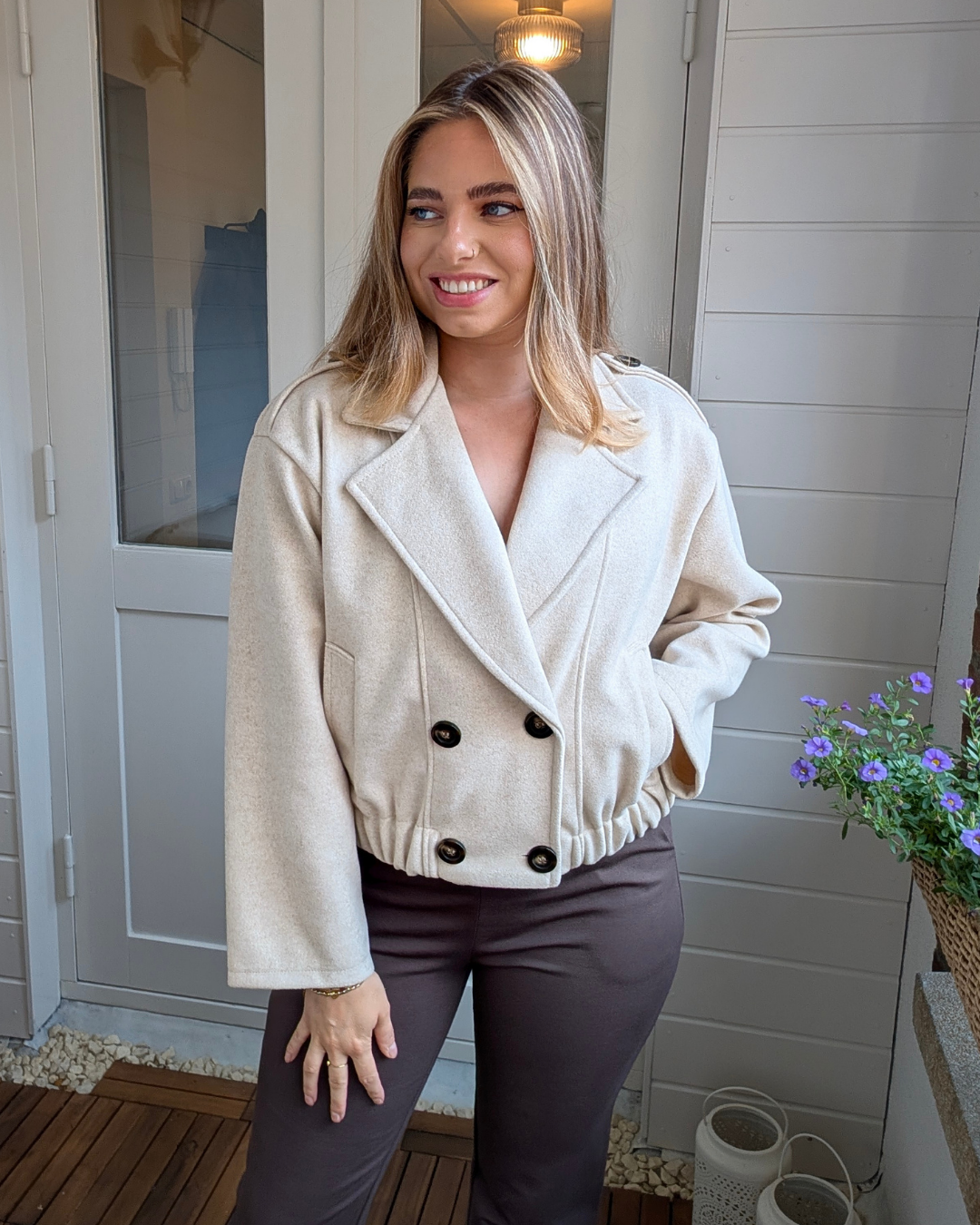 Tussenjas Sanne - Beige