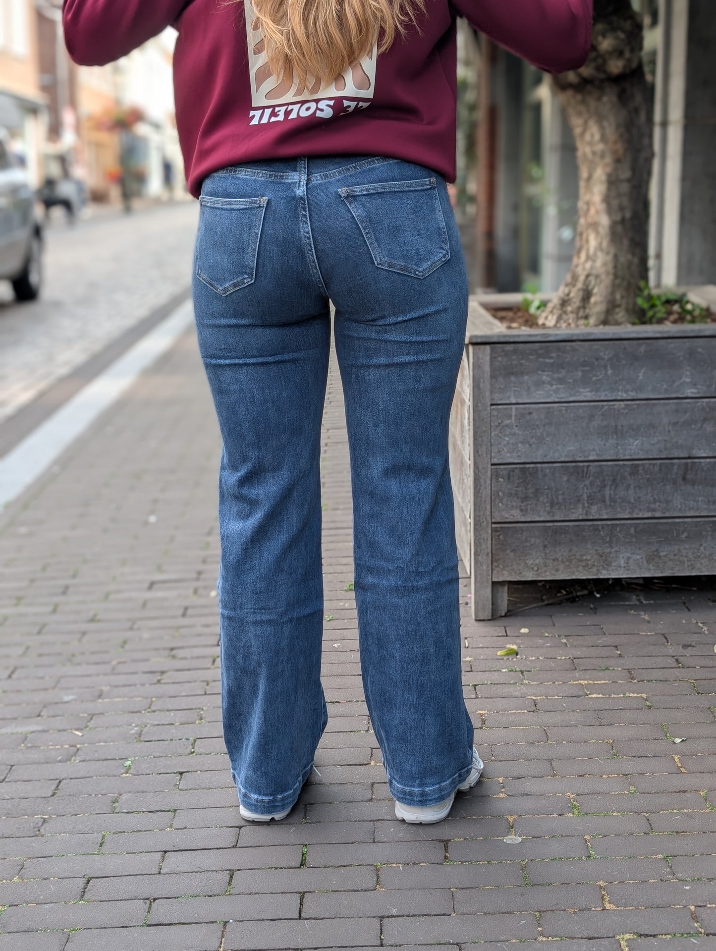 Wide Leg denim Amelia - Denim Blue