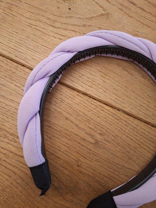 Swirl haarband - Lila
