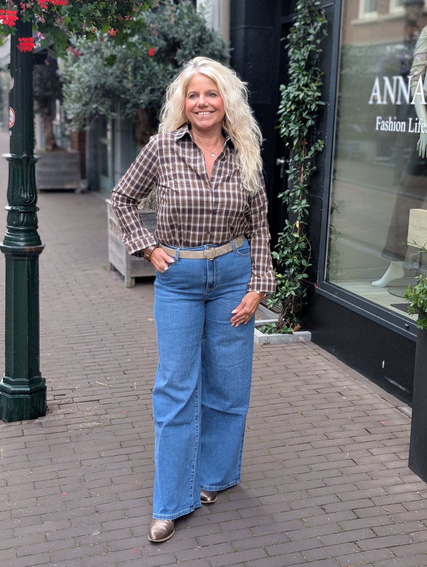 Redial wide leg Eef - Blue