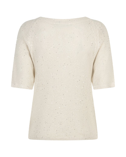 Red Button sweet sequins - pearl