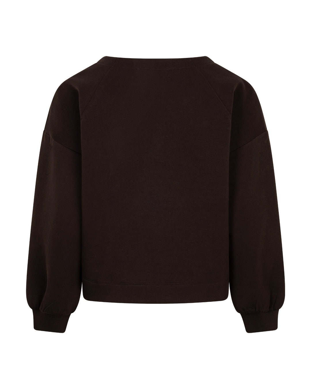 Red Button Skyler top long sleeves scuba - Espresso