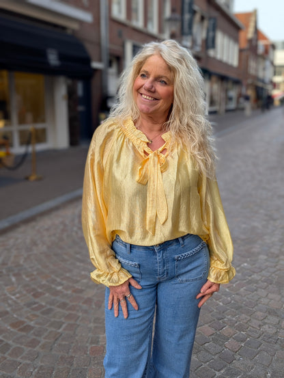 Blouse Pearl - Geel