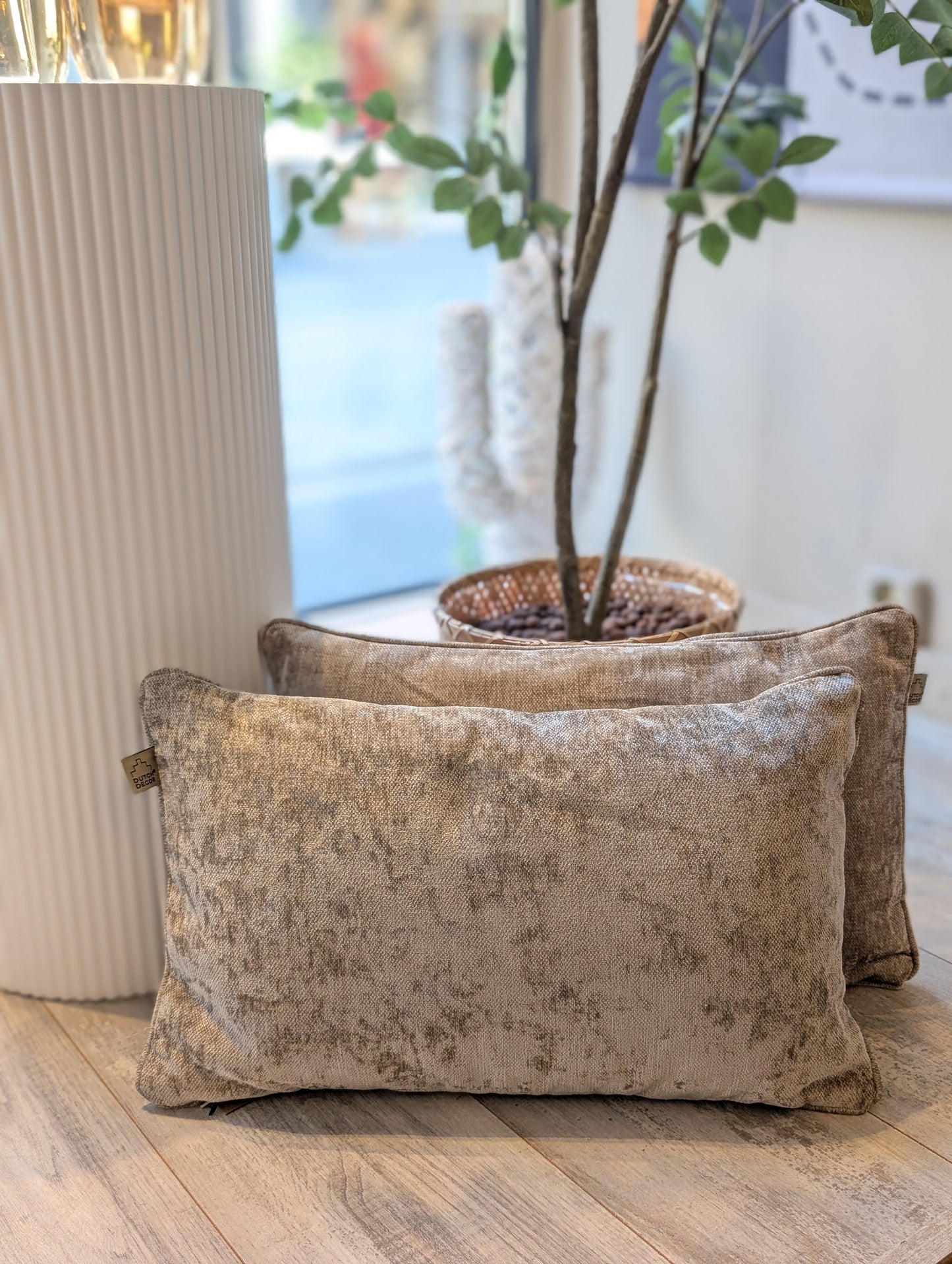 Lewy kussen 30x50 cm. - Pumice stone