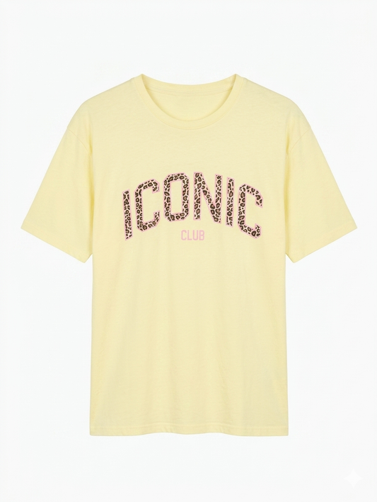 Iconic panter T-shirt - Geel