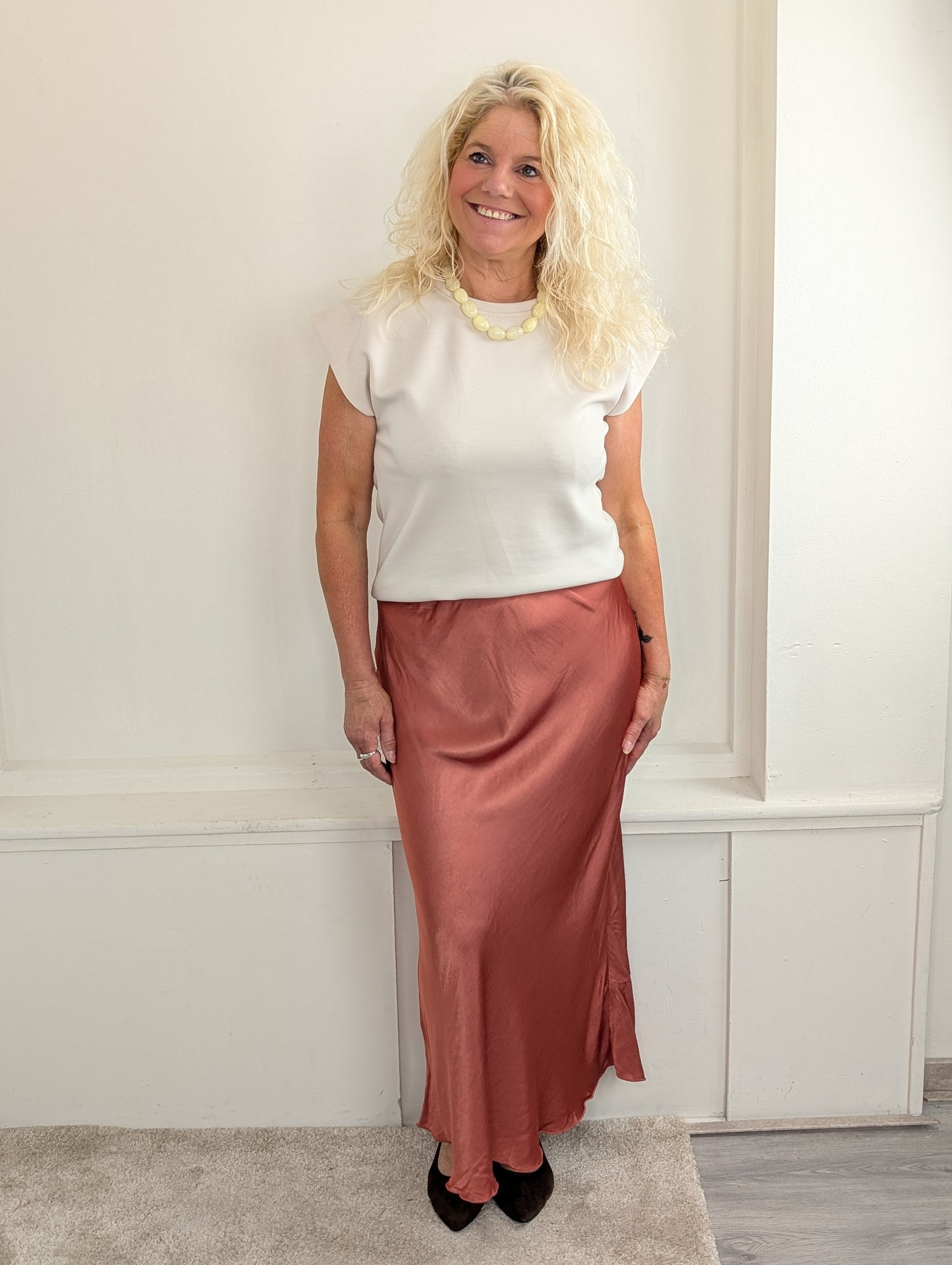 Jipy silk rok - Roest