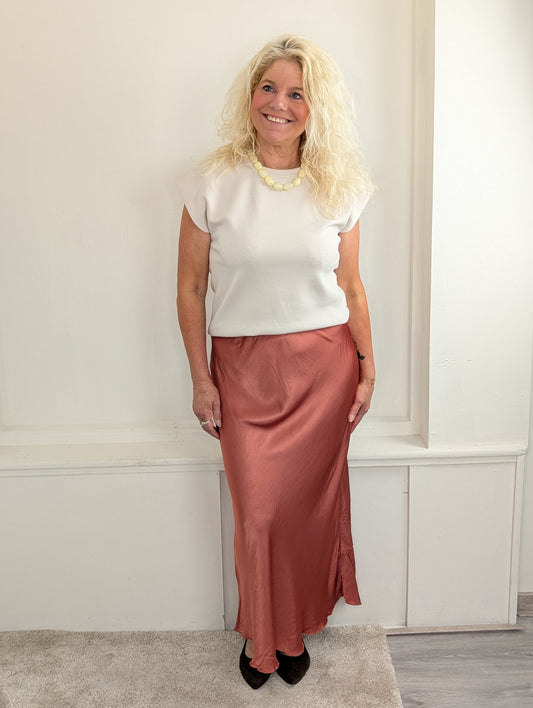 Jipy silk rok - Roest