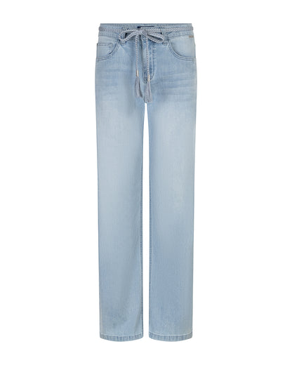 Red Button Colette & belt - Whitebleach