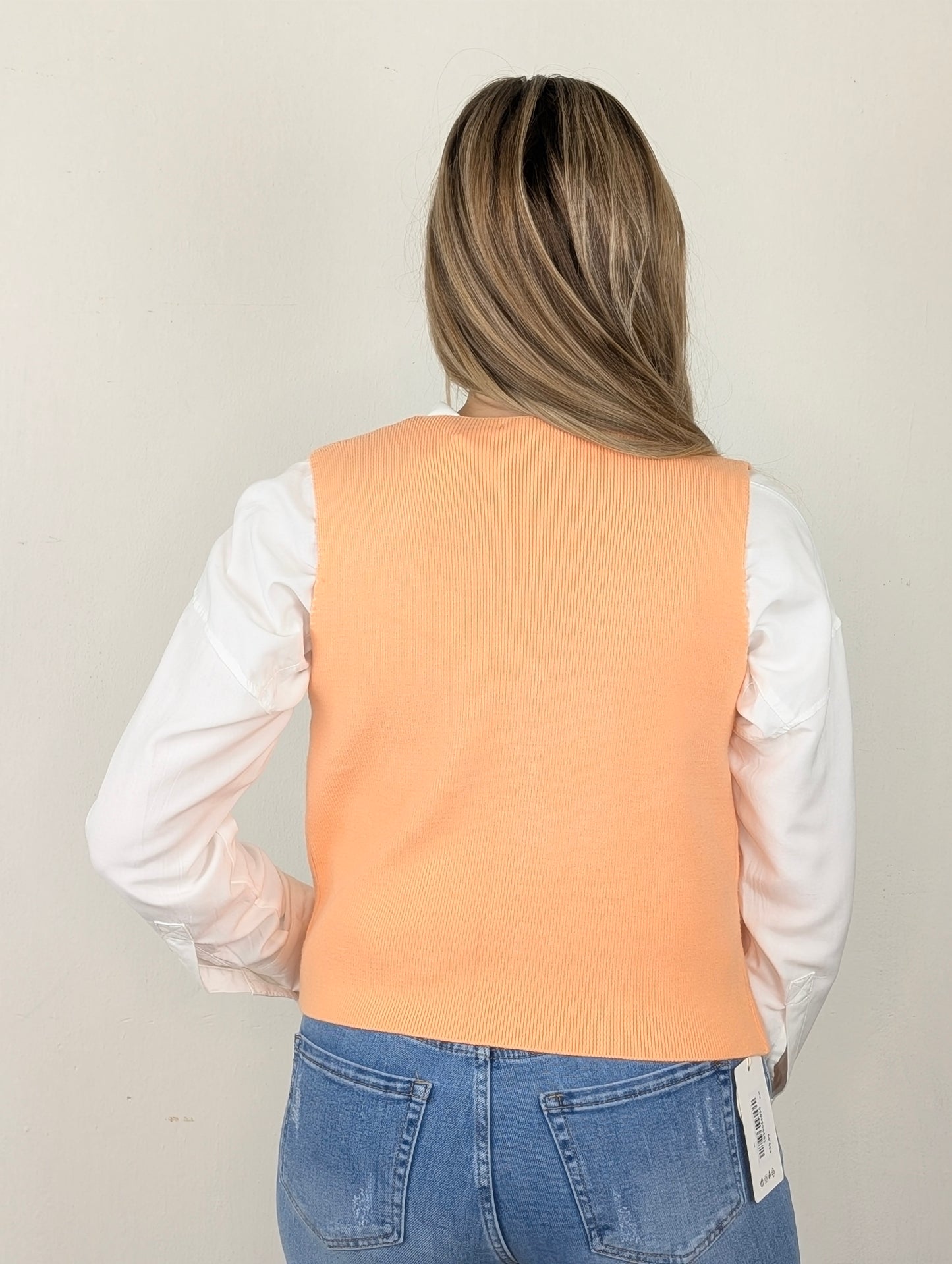 Puck gilet - Zalm