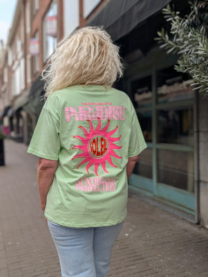 Paradise soleil shirt - Groen