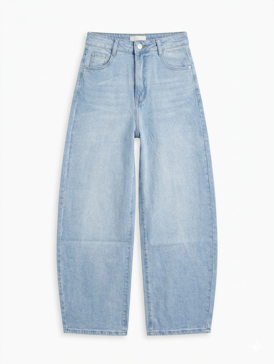 Lajoly balloon jeans - Blue denim