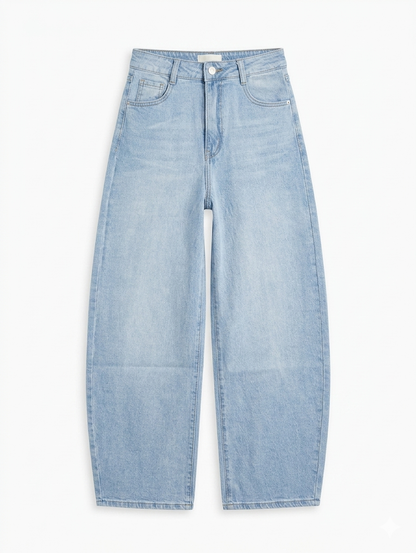 Lajoly balloon jeans - Blue denim