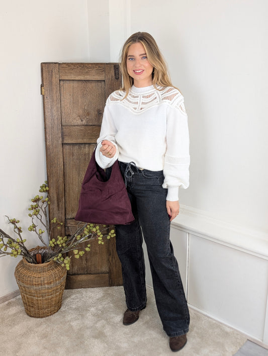 Red Button Claudette Black denim & Belt