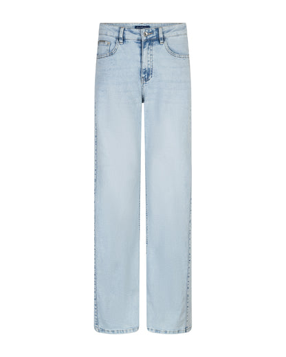 Red Button Claudette Slanted seam - Lightblue