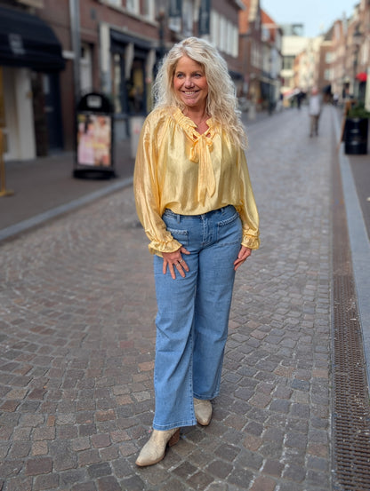 Blouse Pearl - Geel