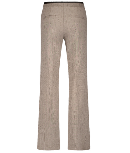Red button Colette Punta pinstripe sporty L32 high rise - regular fit Warm taupe