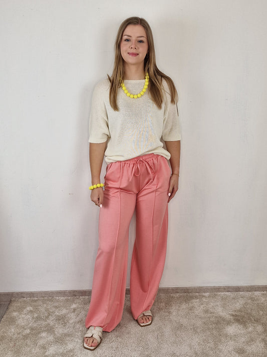 Lounge broek - Koraal