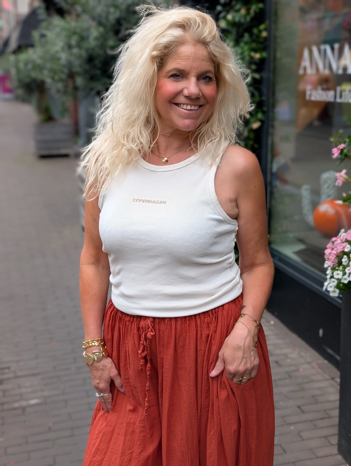 Copenhagen top - Ecru