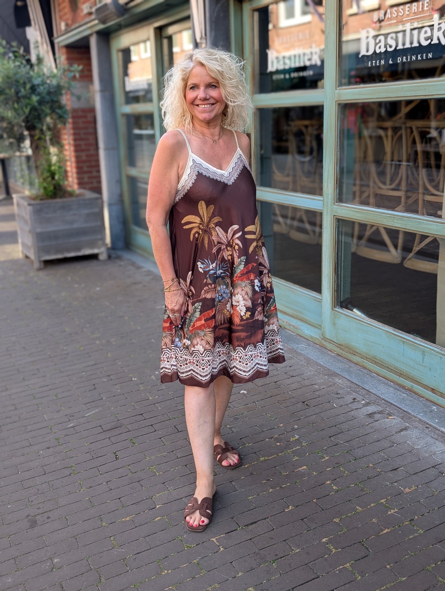 Safari dress - Bruin