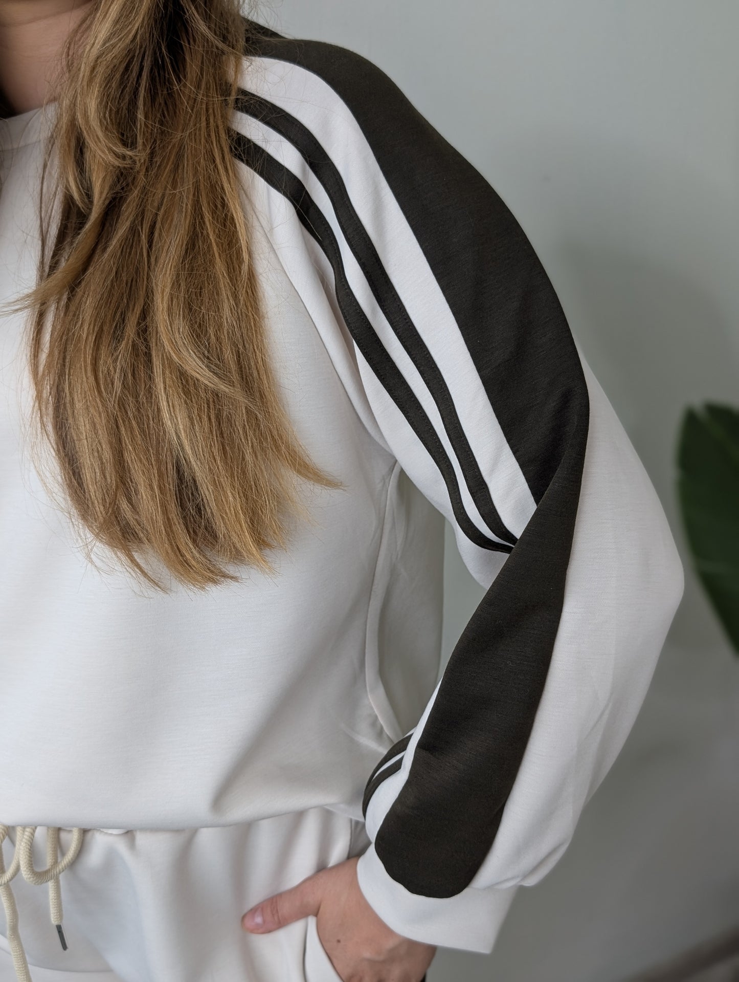 Sporty Chic Comfy set - Beige / bruin
