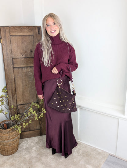 Norah tas - Wine red