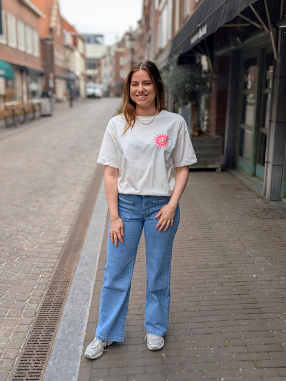 Paradise soleil shirt - Wit