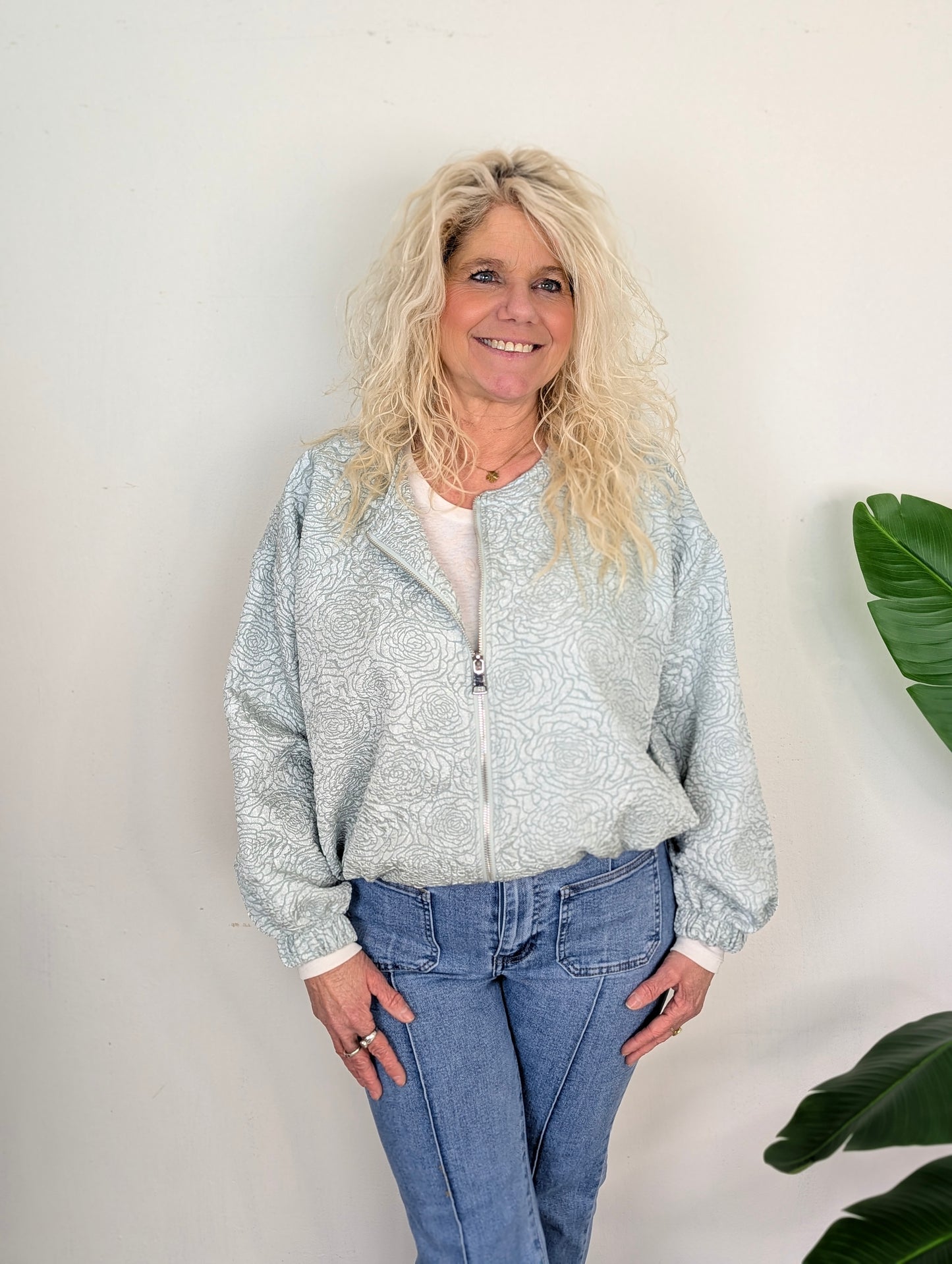 Rose bloom bomber - Mint