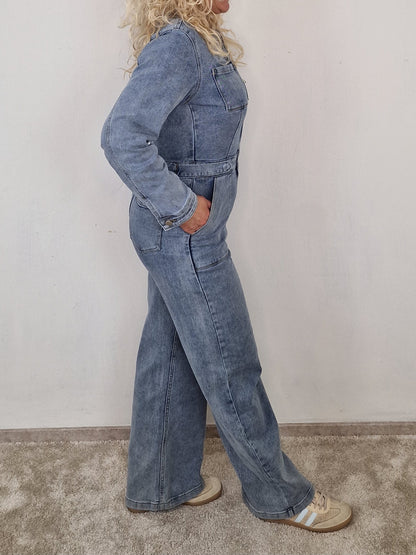 Noa jeans jumpsuit - Blauw