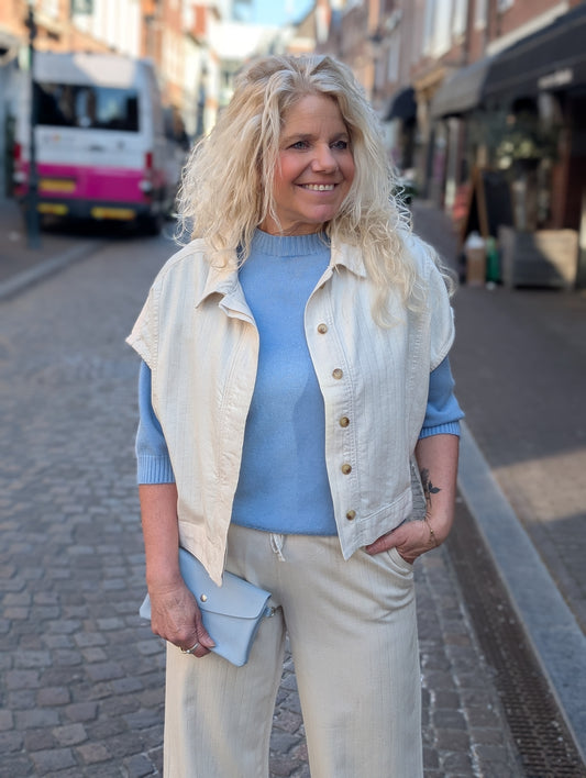 Zusss boxy streep jasjes in linnen - Kit