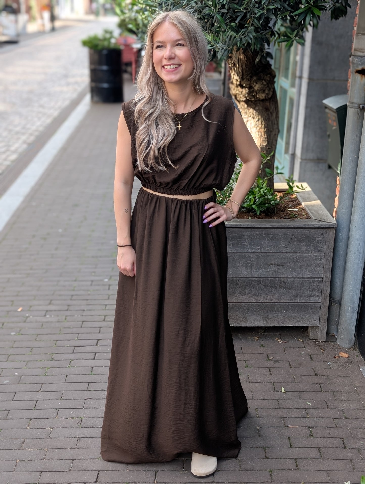 Set sabine top + rok - Bruin