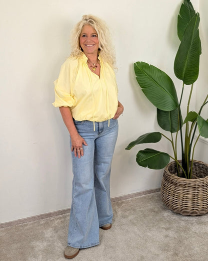 Glowy blouse - Geel