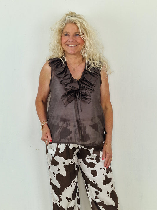 Aurellie top - Bruin