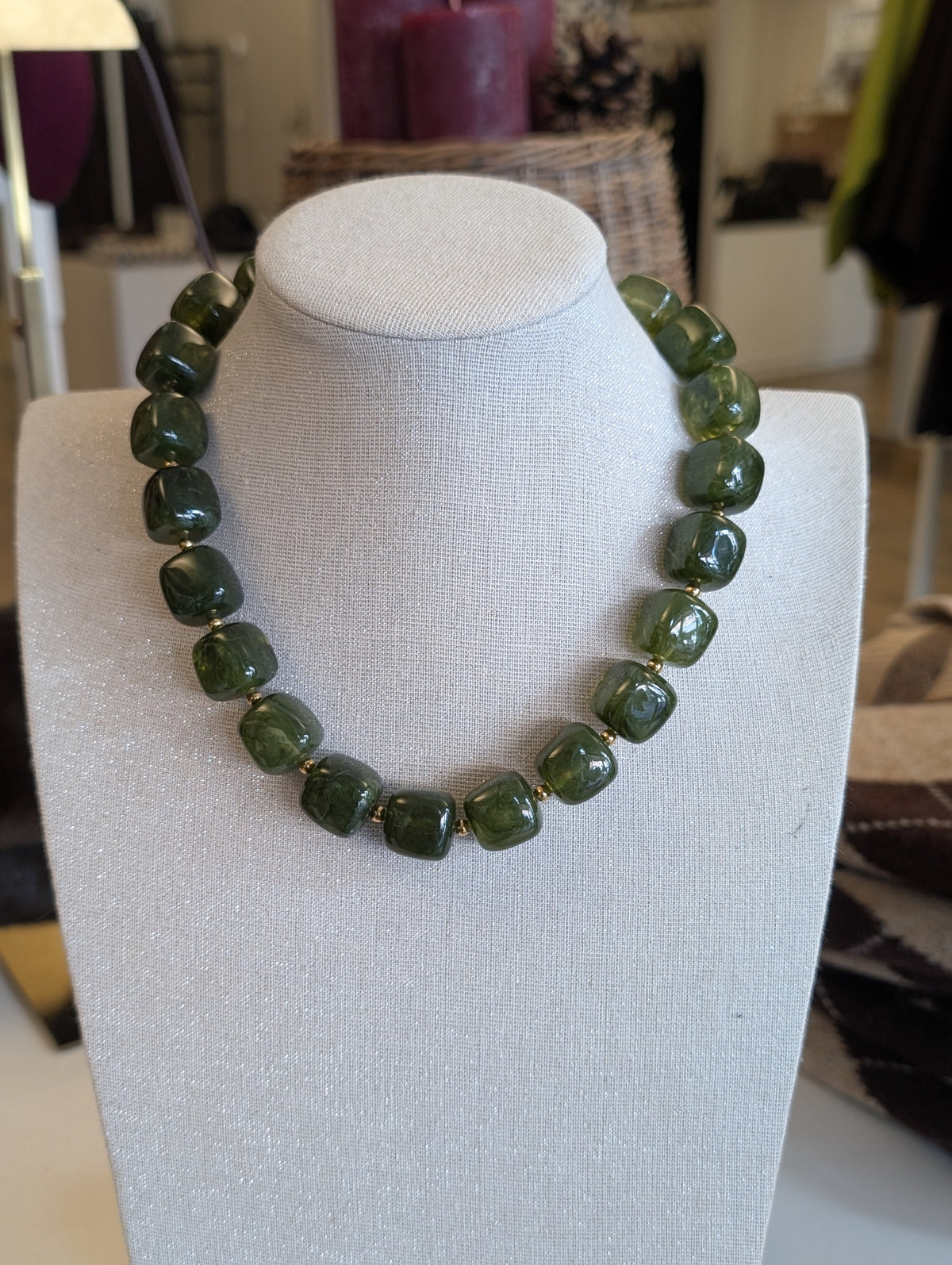 Boyce kralen ketting - Groen