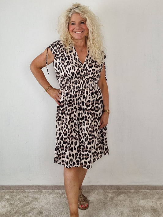 Romy jurk - Panter motief