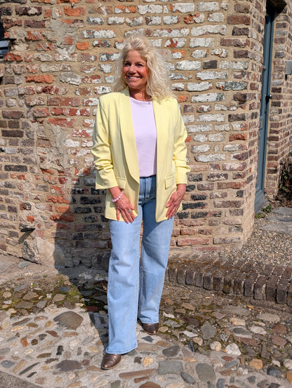 Basis blazer Khloé - Geel