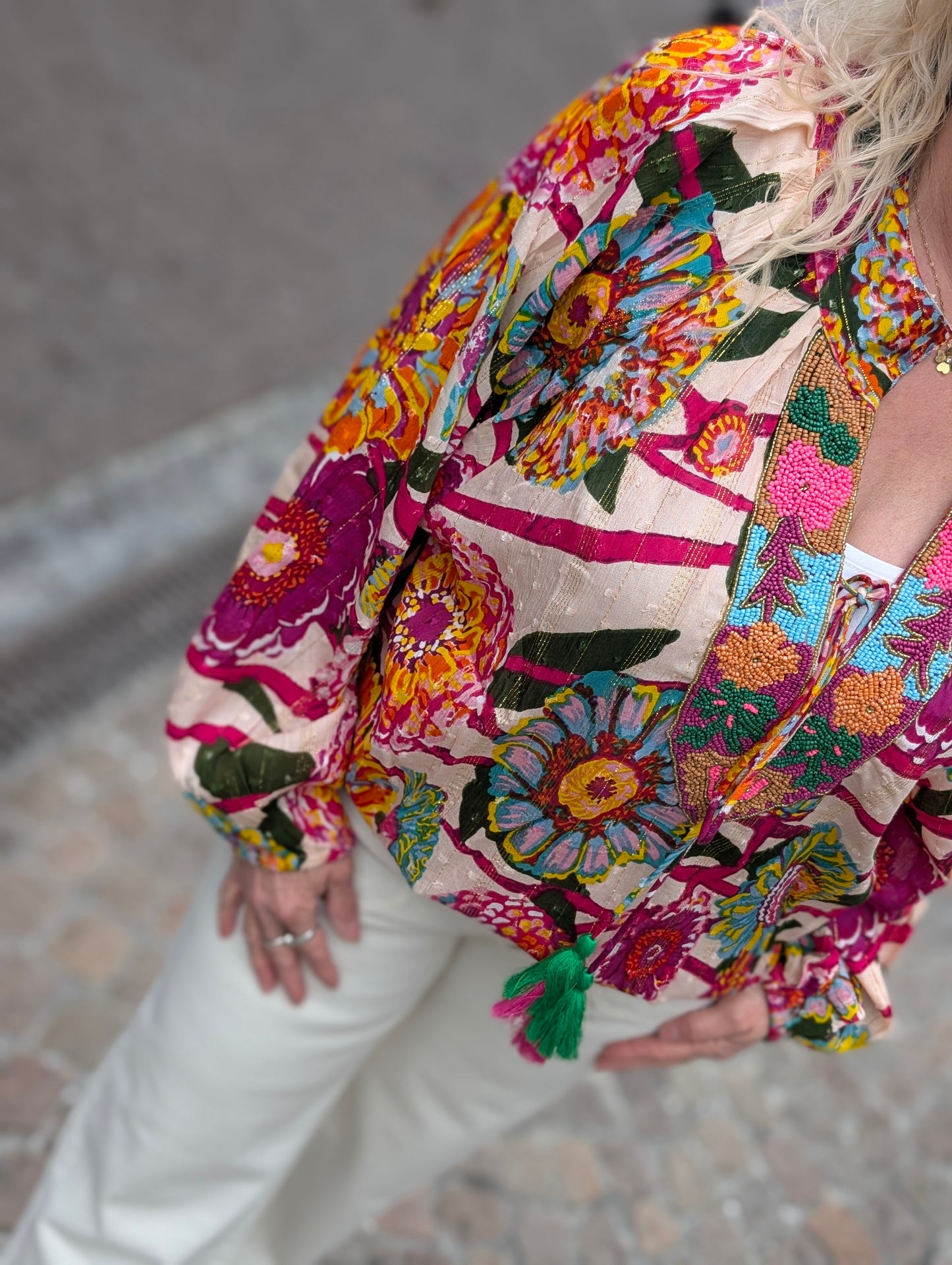Boho siara print blouse - Multicolor