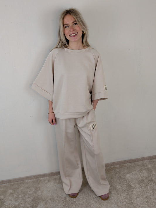 Pascal huispak shirt met broek - Beige