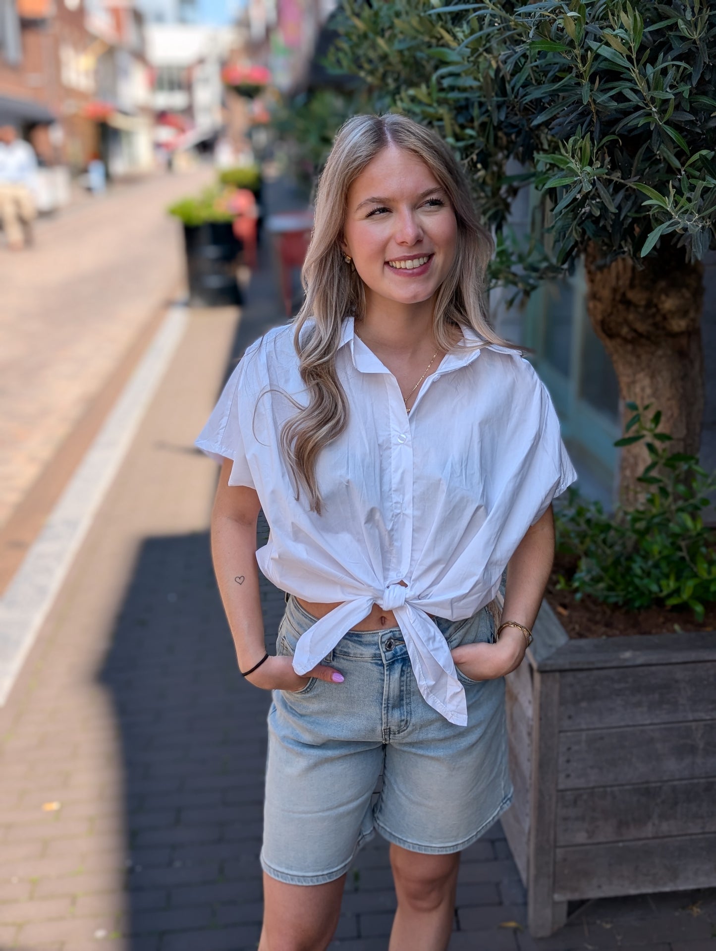 Withyan blouse - Wit