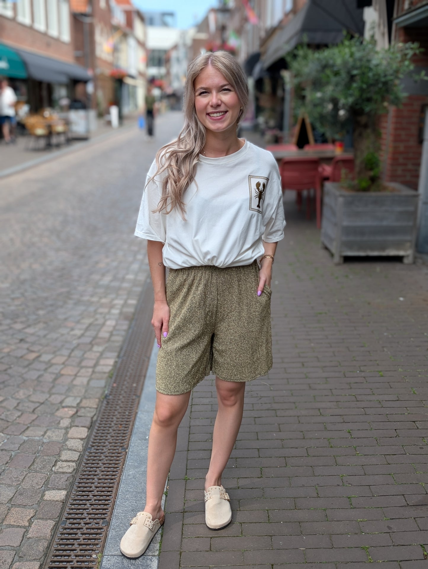 Glitter short - Goud