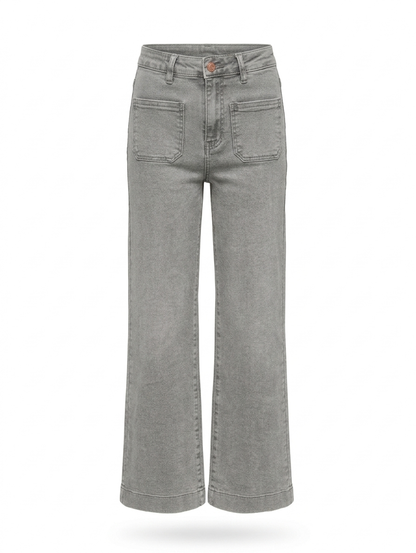 Wide leg Sandy zakken - Grijs wash