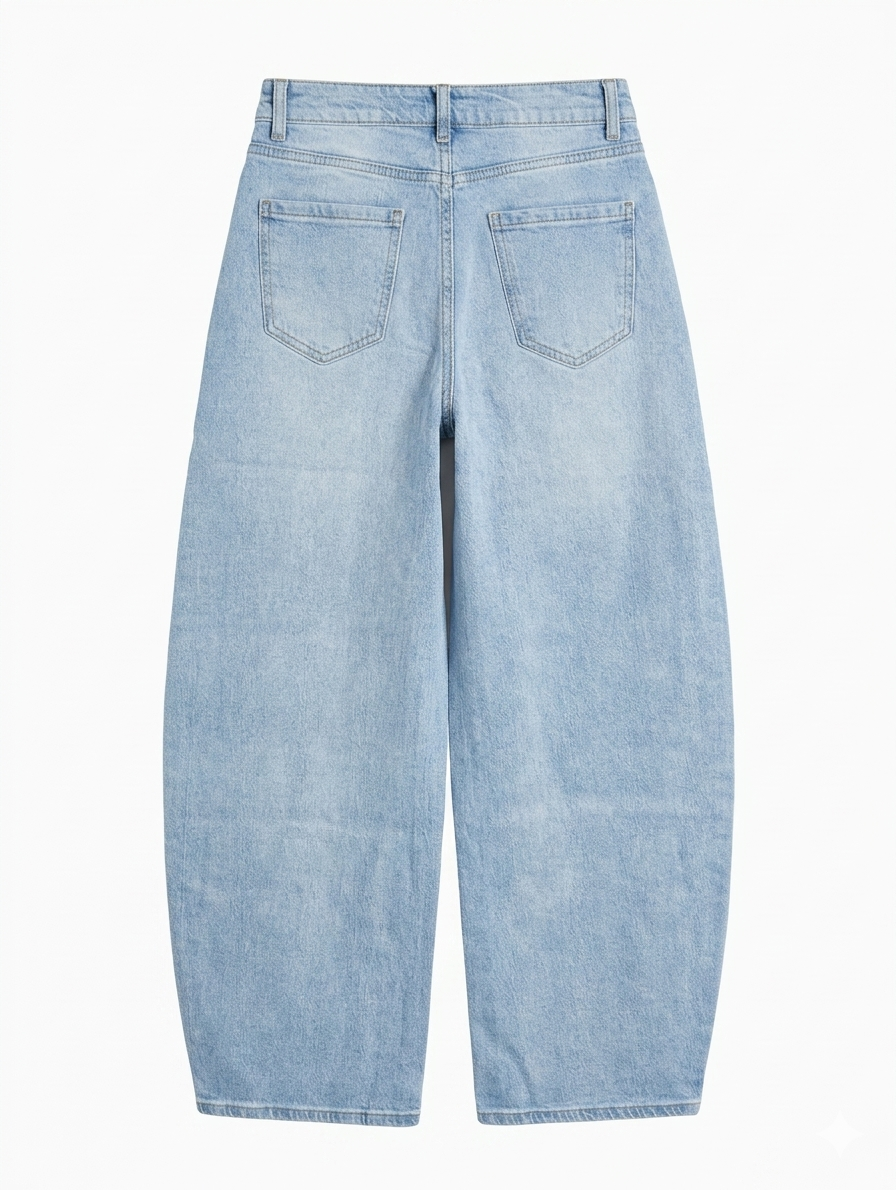 Lajoly balloon jeans - Blue denim