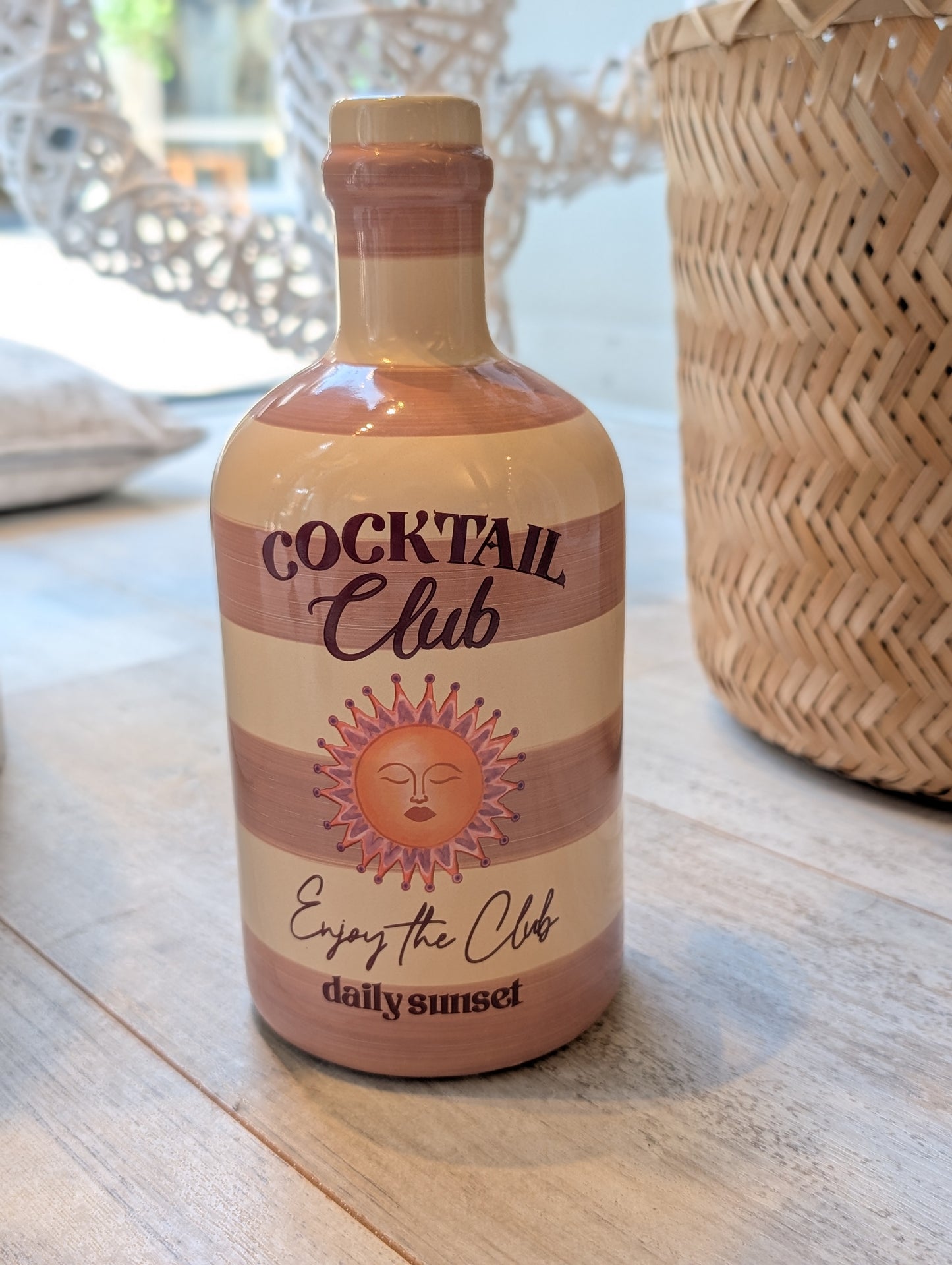 Cocktail club vaas - Creme / Lila